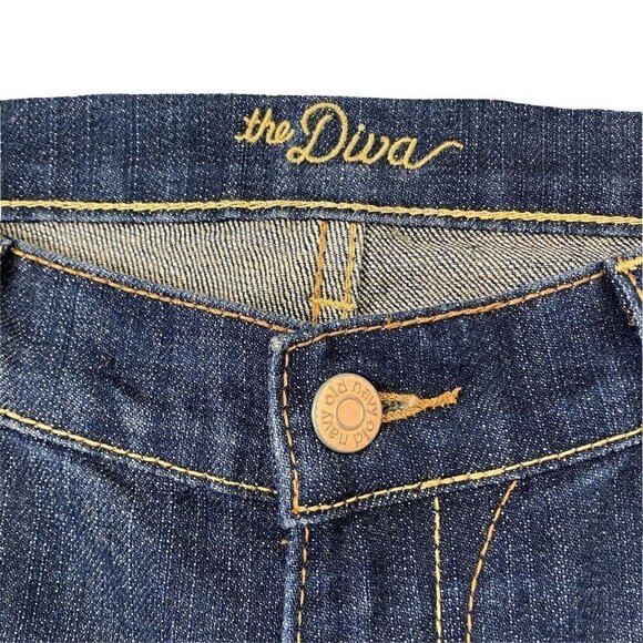 the Diva Old Navy Jeans Women's size 8 Regular Straight Leg Skinny Blue 33 x 31 - Picture 5 of 8